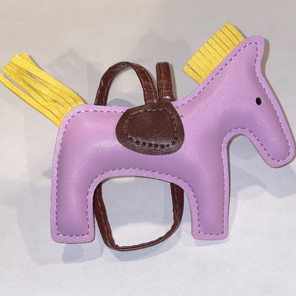 Accessories - Purple Horse-Shaped Bag Charm